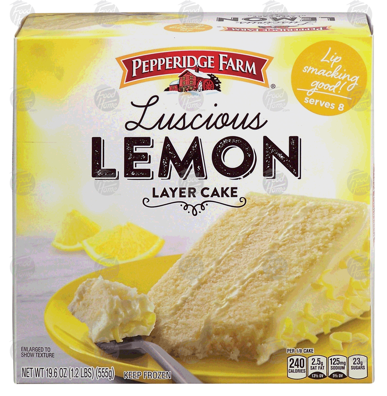 Pepperidge Farm  luscious lemon 3-layer cake Full-Size Picture